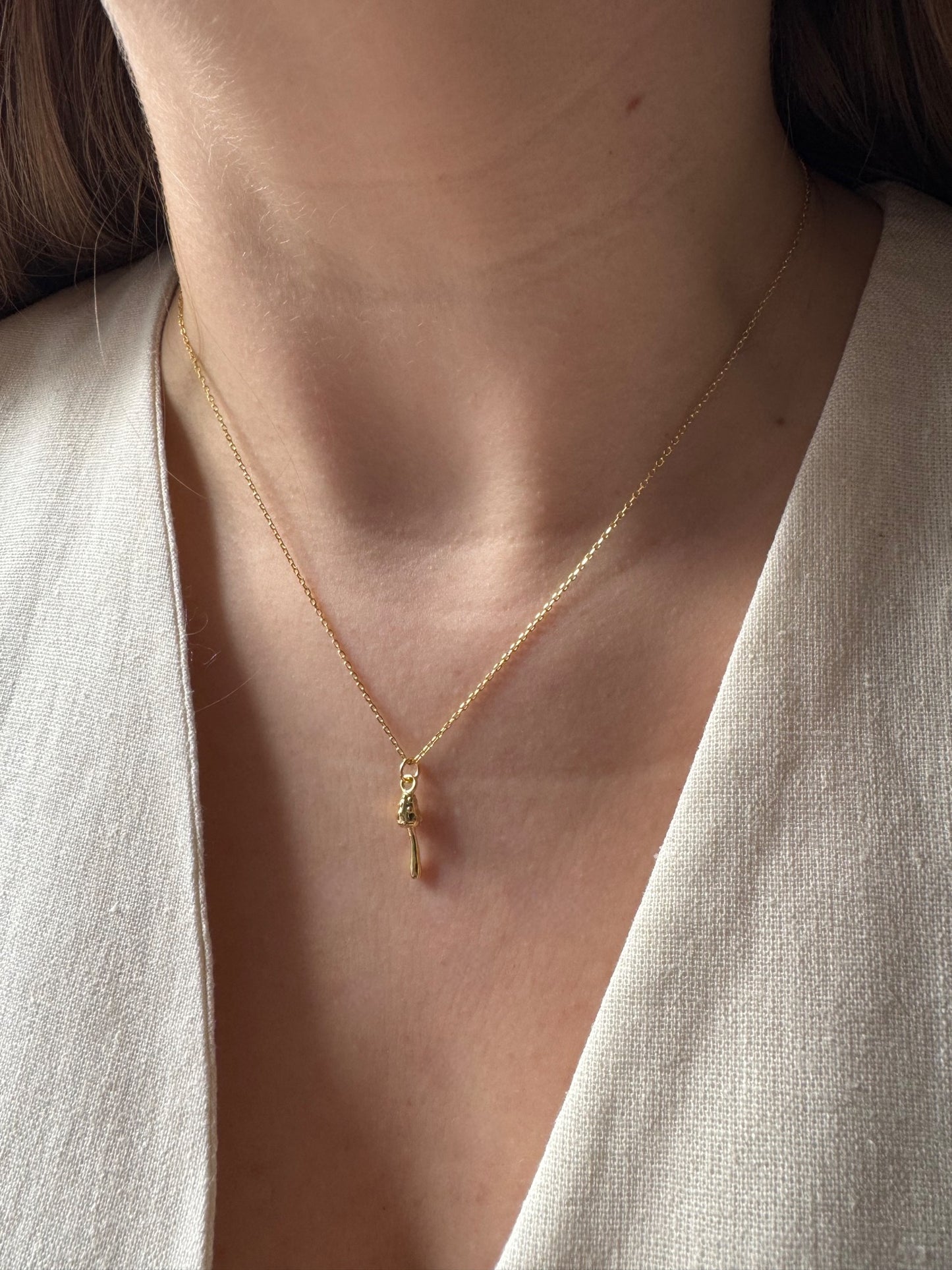 Mushroom necklace