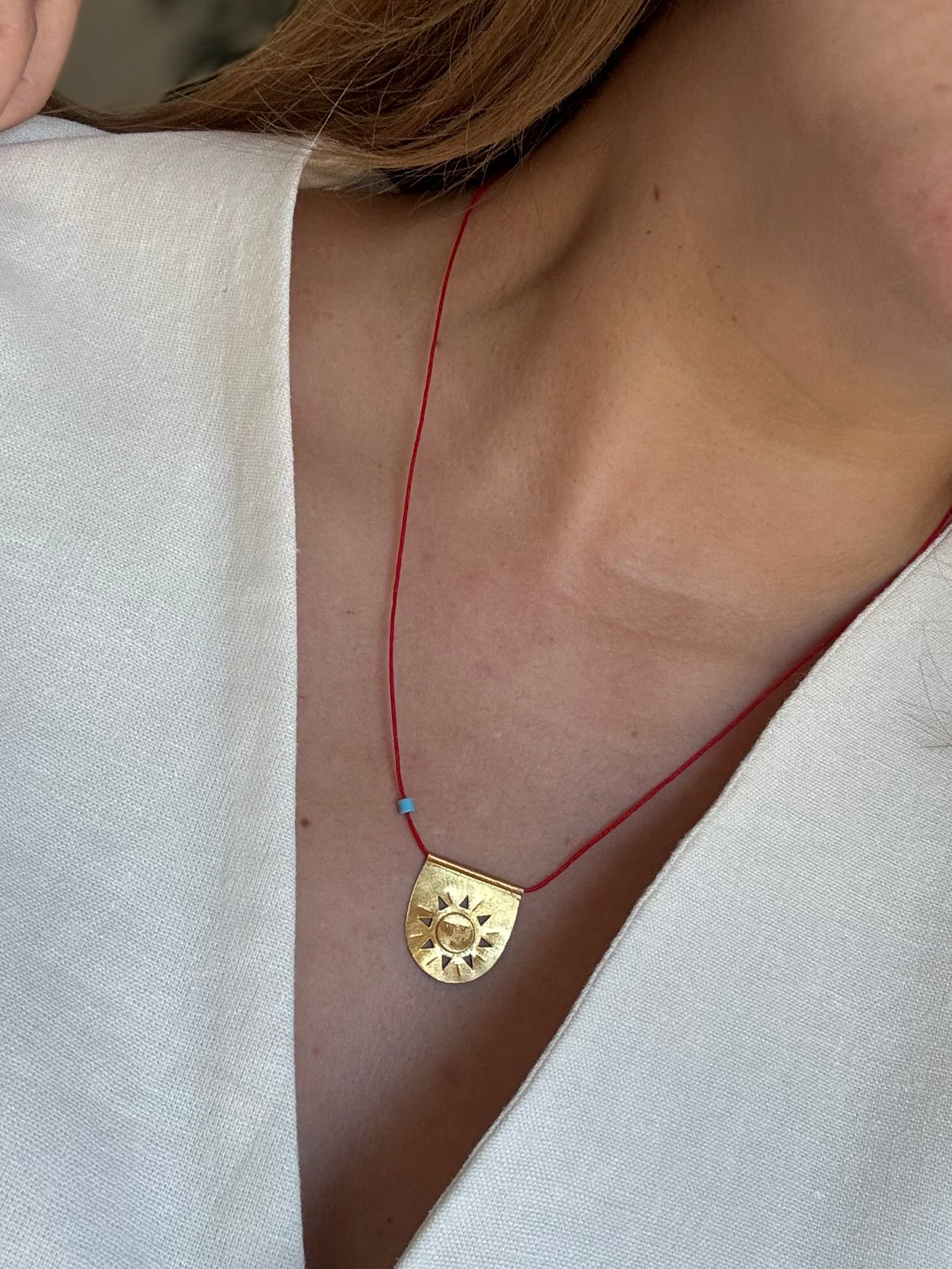 Anatolian sun necklace