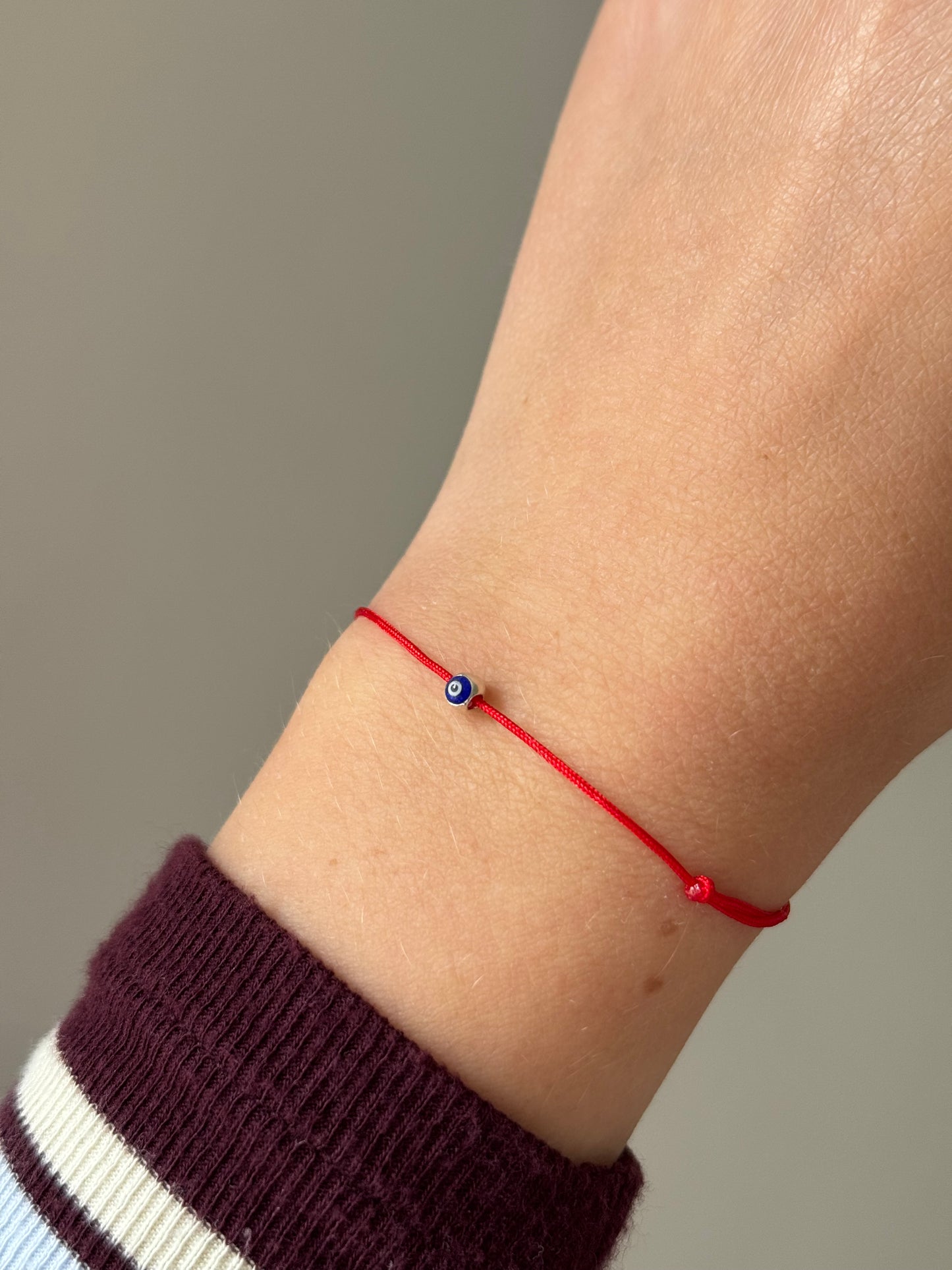 Evil eye red string bracelet