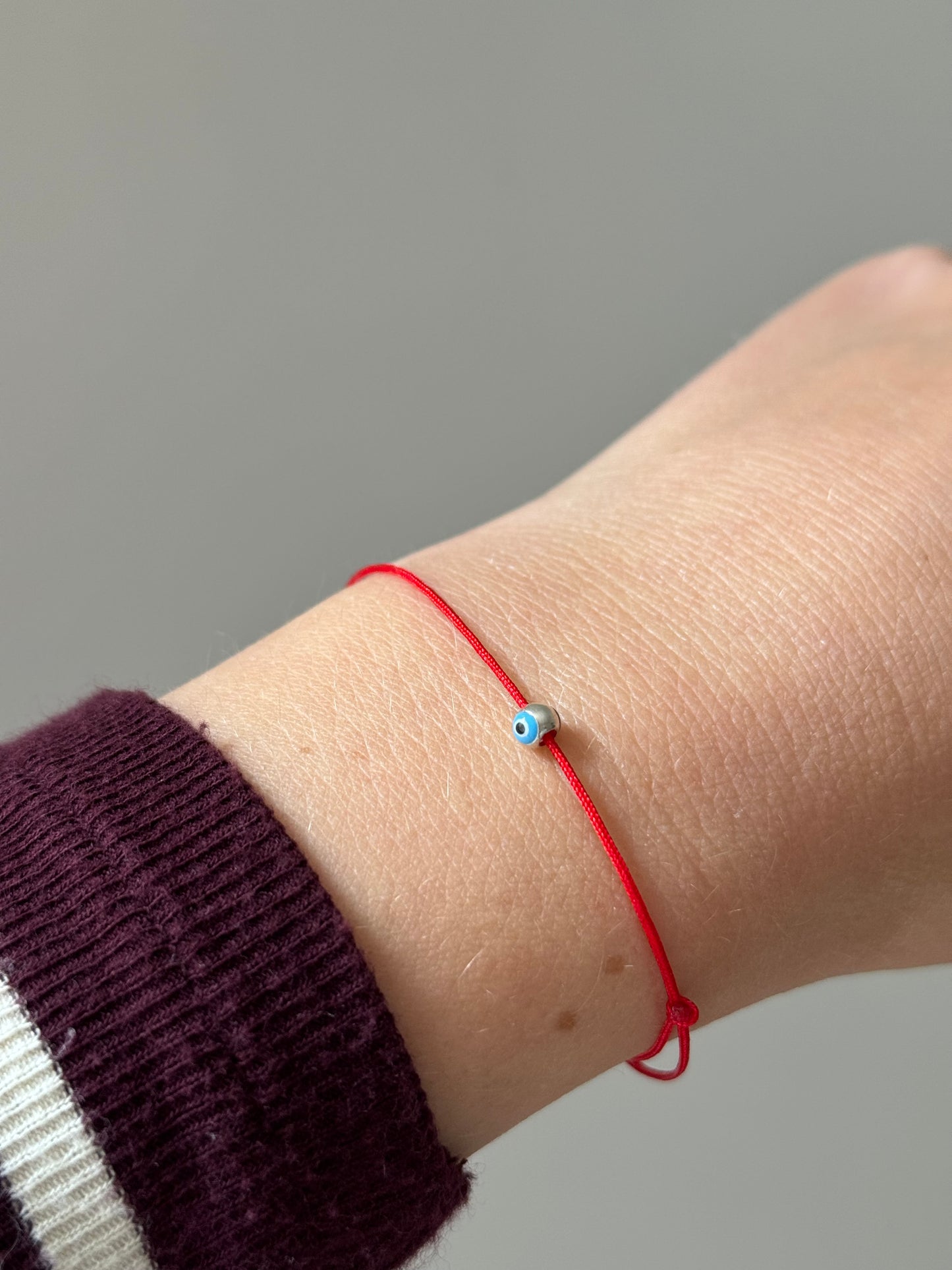 Evil eye red string bracelet