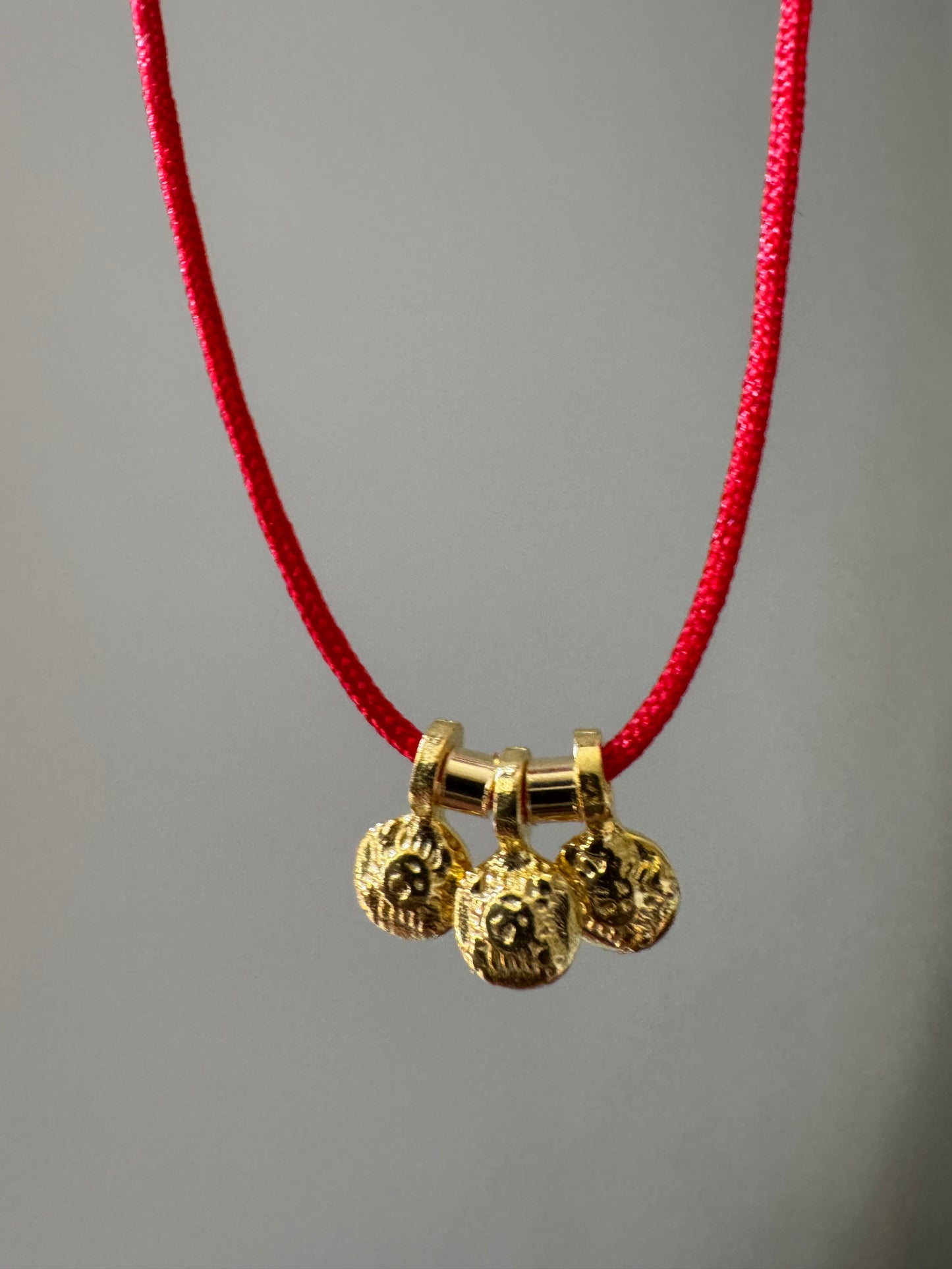 Triple Sun Protection Cord Necklace