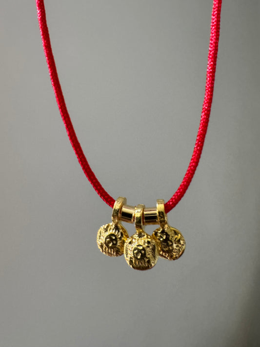 Triple Sun Protection Cord Necklace