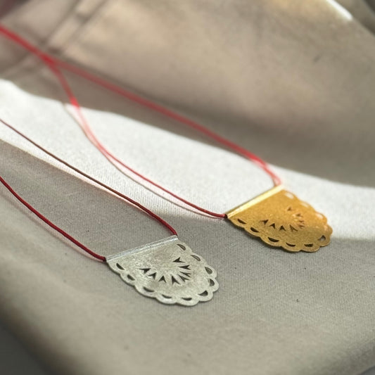 Anatolian plate necklace