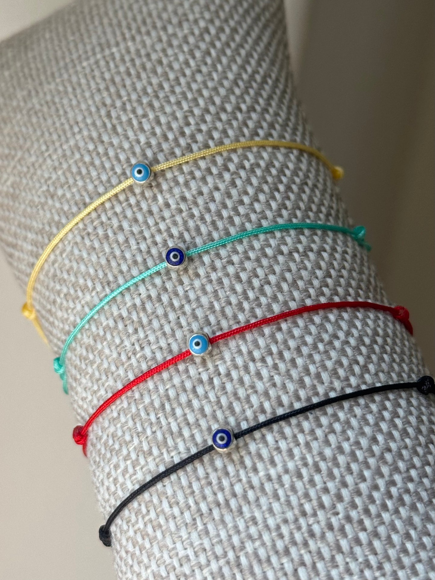Evil eye red string bracelet
