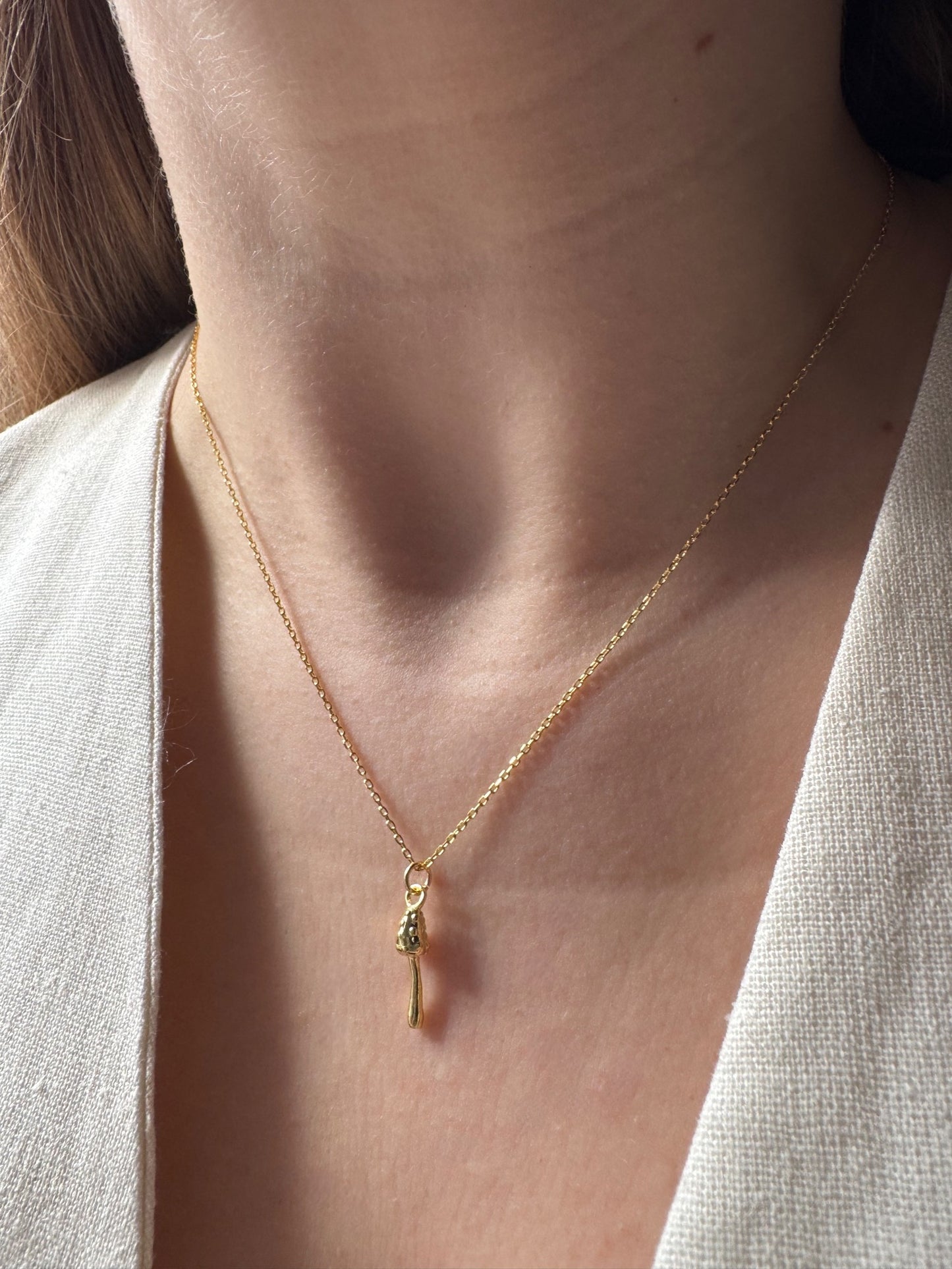 Mushroom necklace