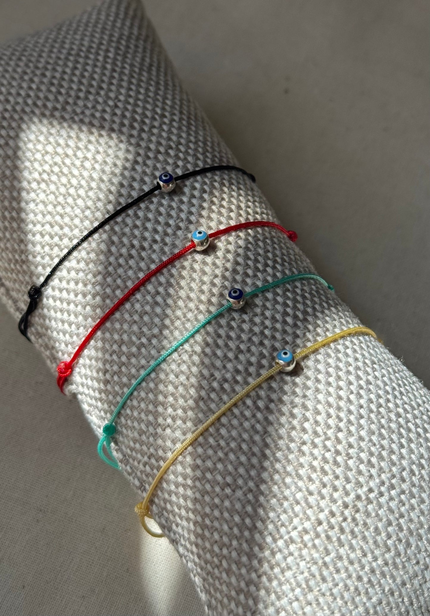Evil eye red string bracelet