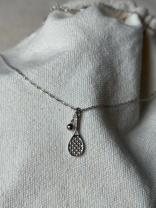 Tennis Racket Necklace