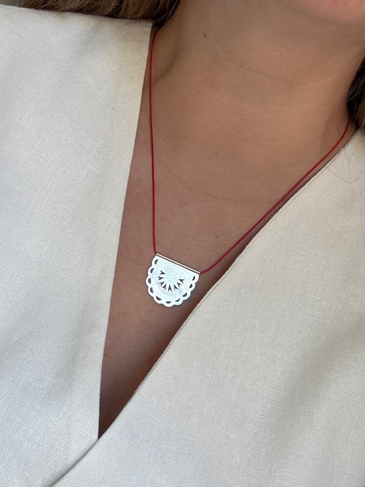 Anatolian plate necklace