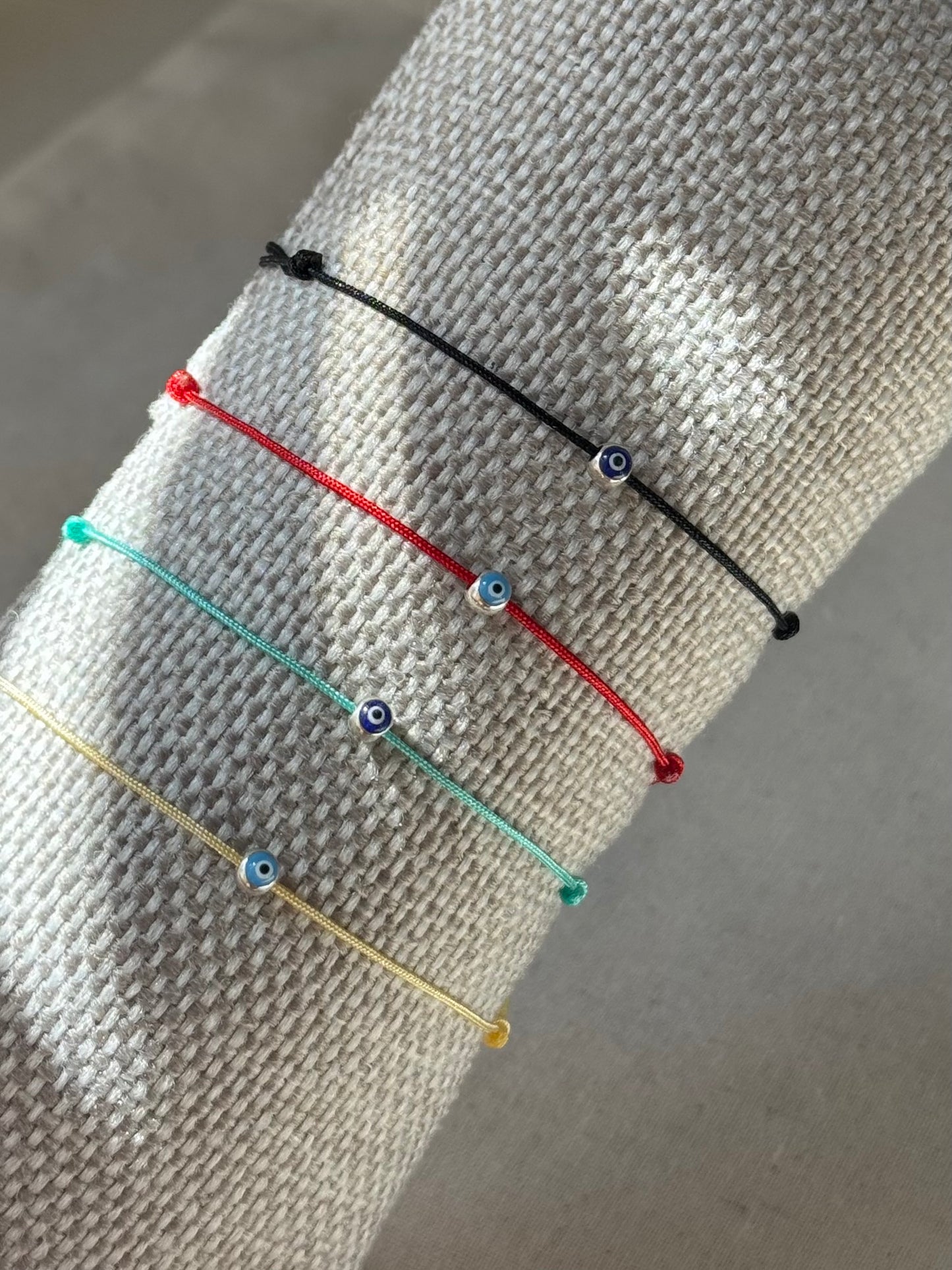 Evil eye red string bracelet