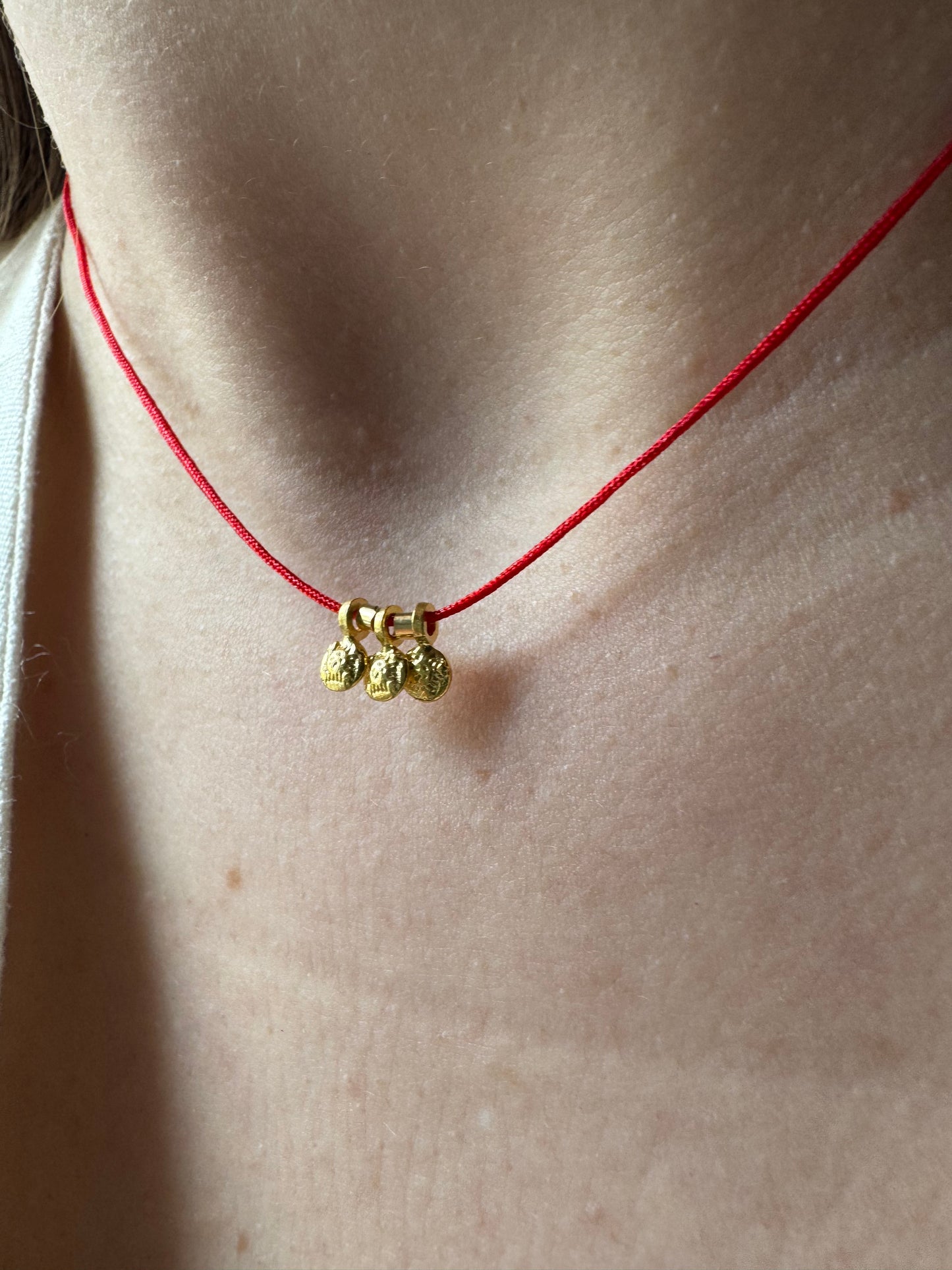 Triple Sun Protection Cord Necklace
