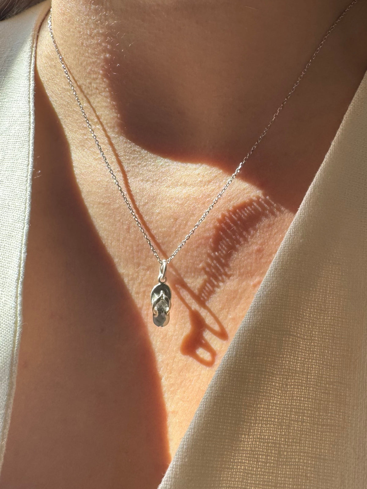 Flip-flop necklace