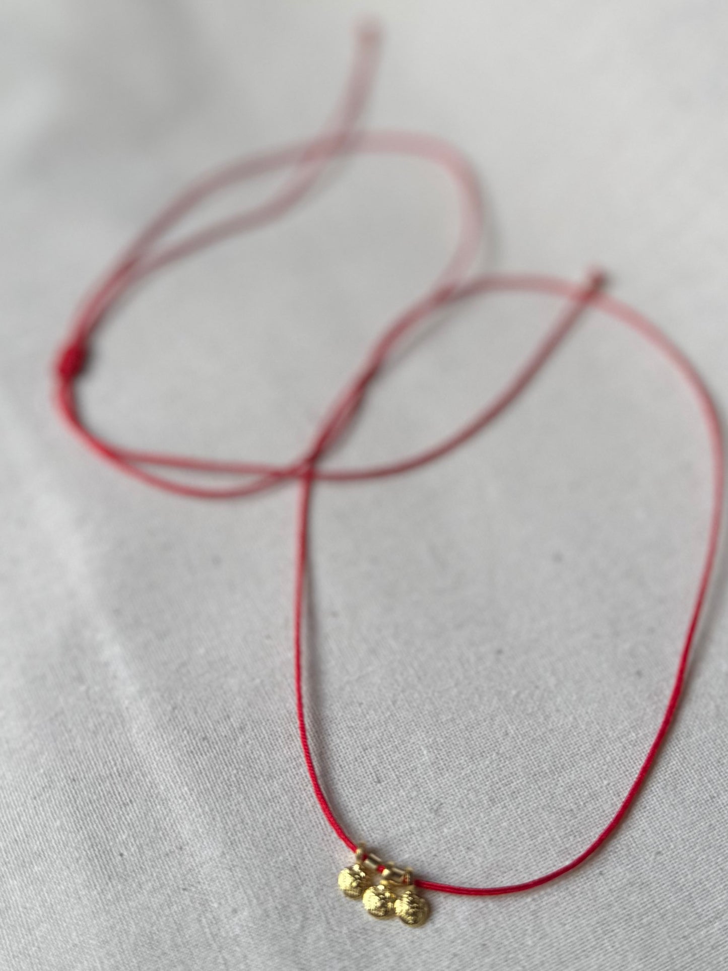 Triple Sun Protection Cord Necklace