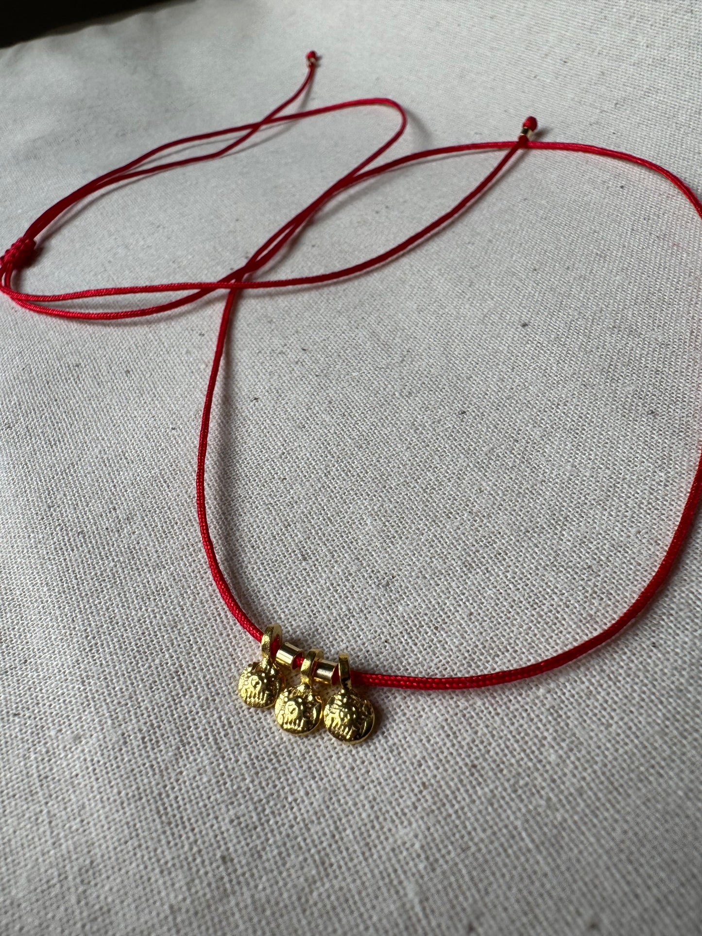 Triple Sun Protection Cord Necklace