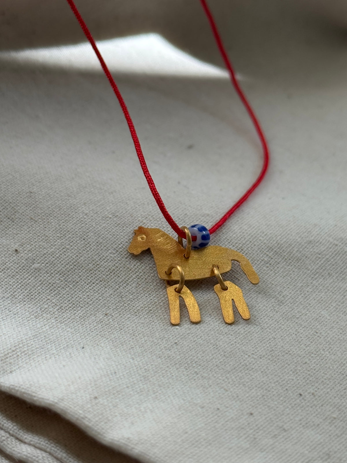 Anatolian horse necklace