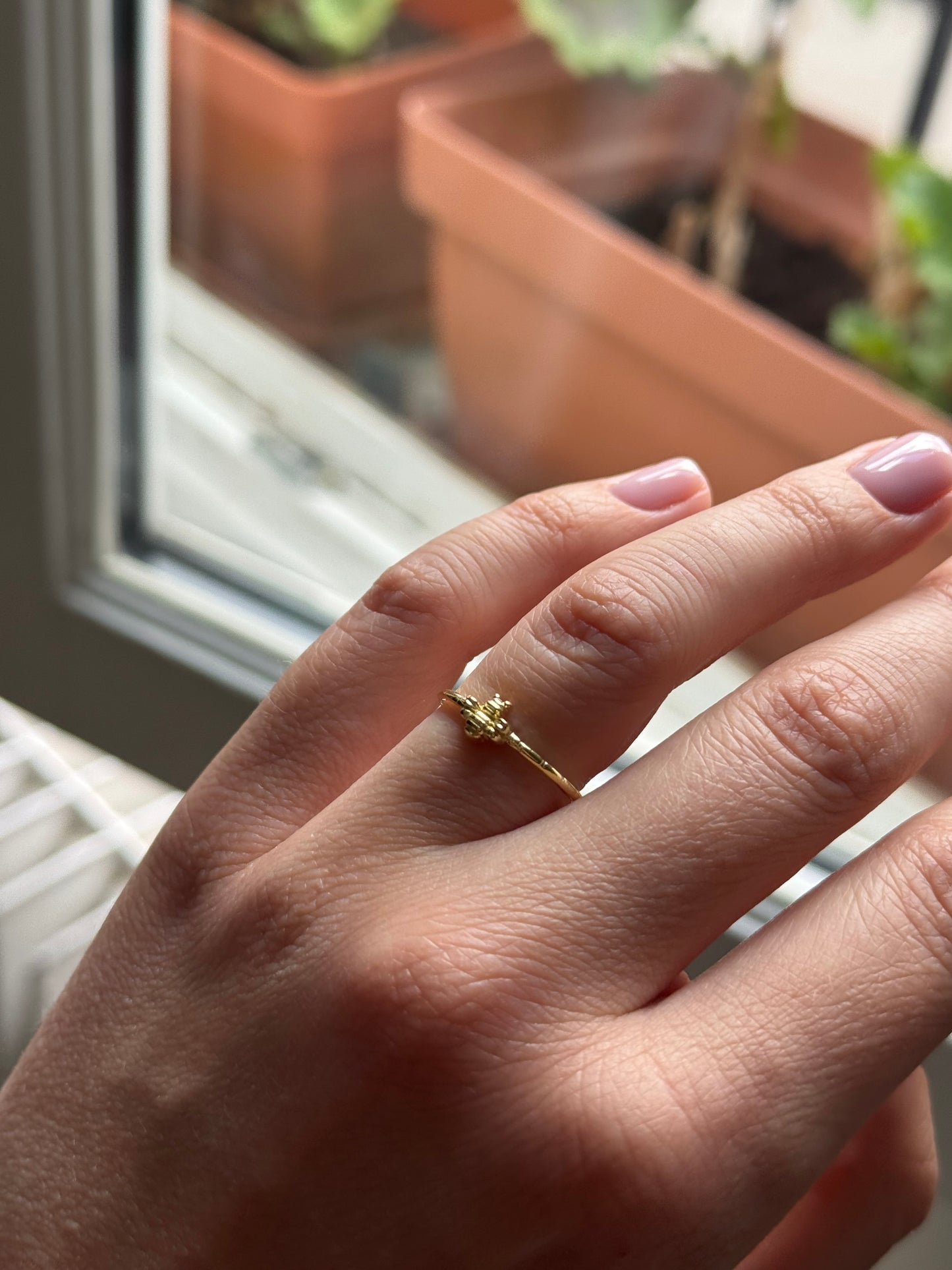 Minimalist Bee Ring