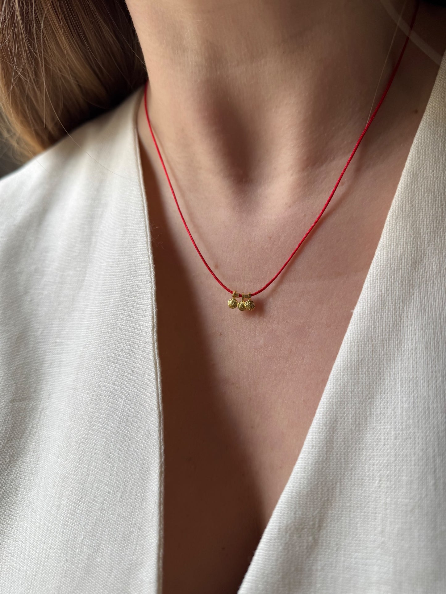 Triple Sun Protection Cord Necklace