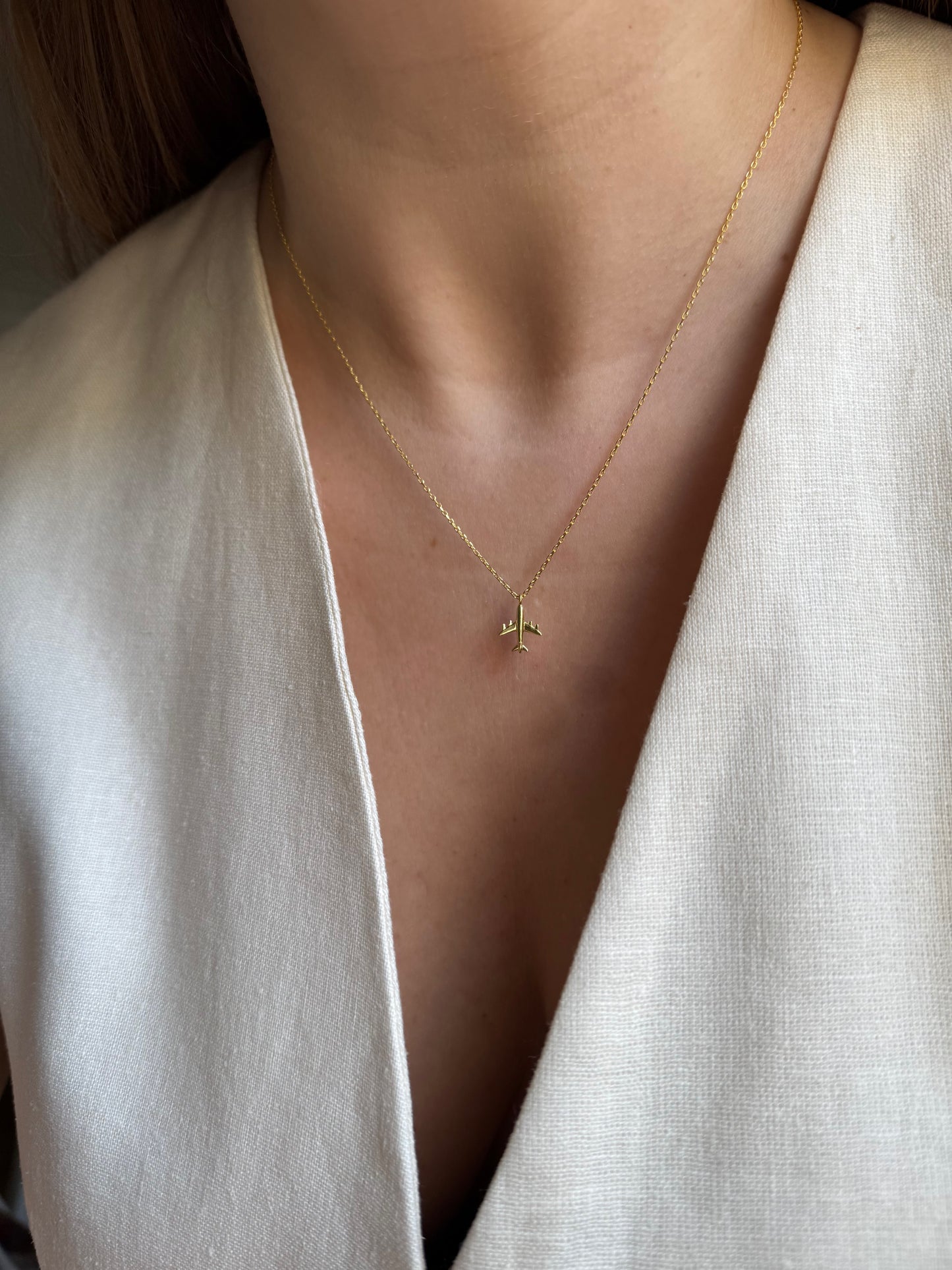 Plane Necklace