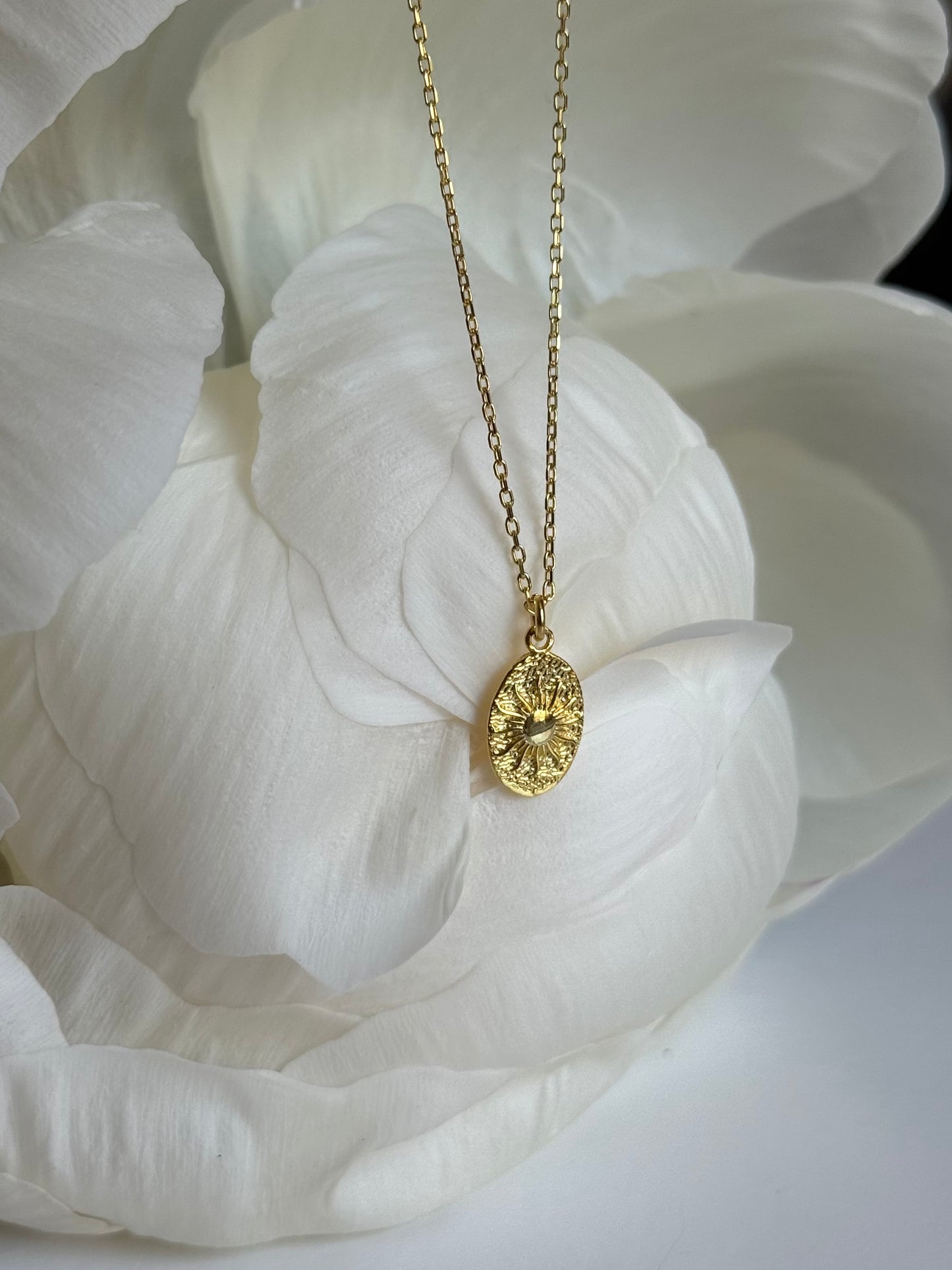 Sun Lucky Charm Necklace