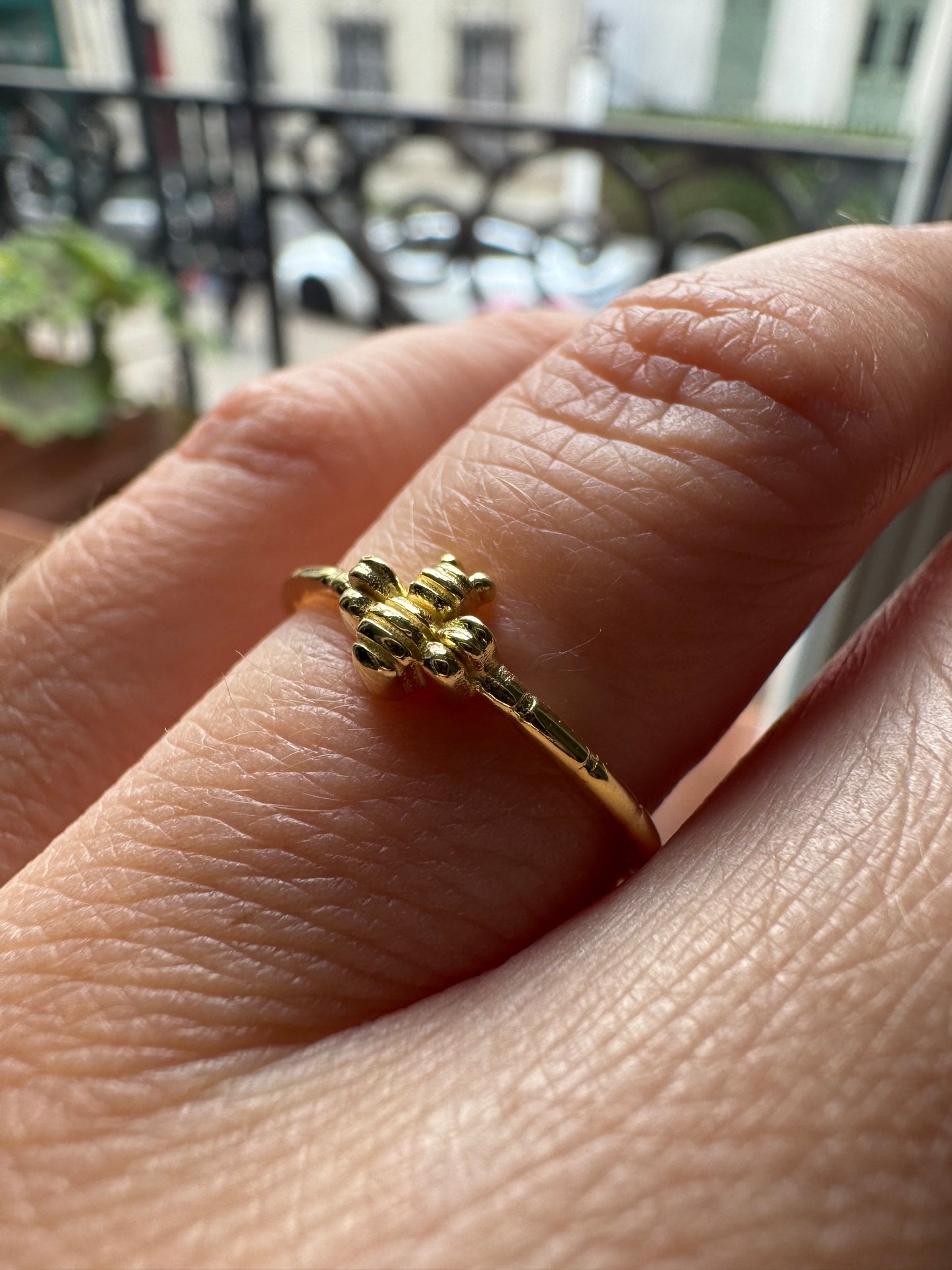 Minimalist Bee Ring