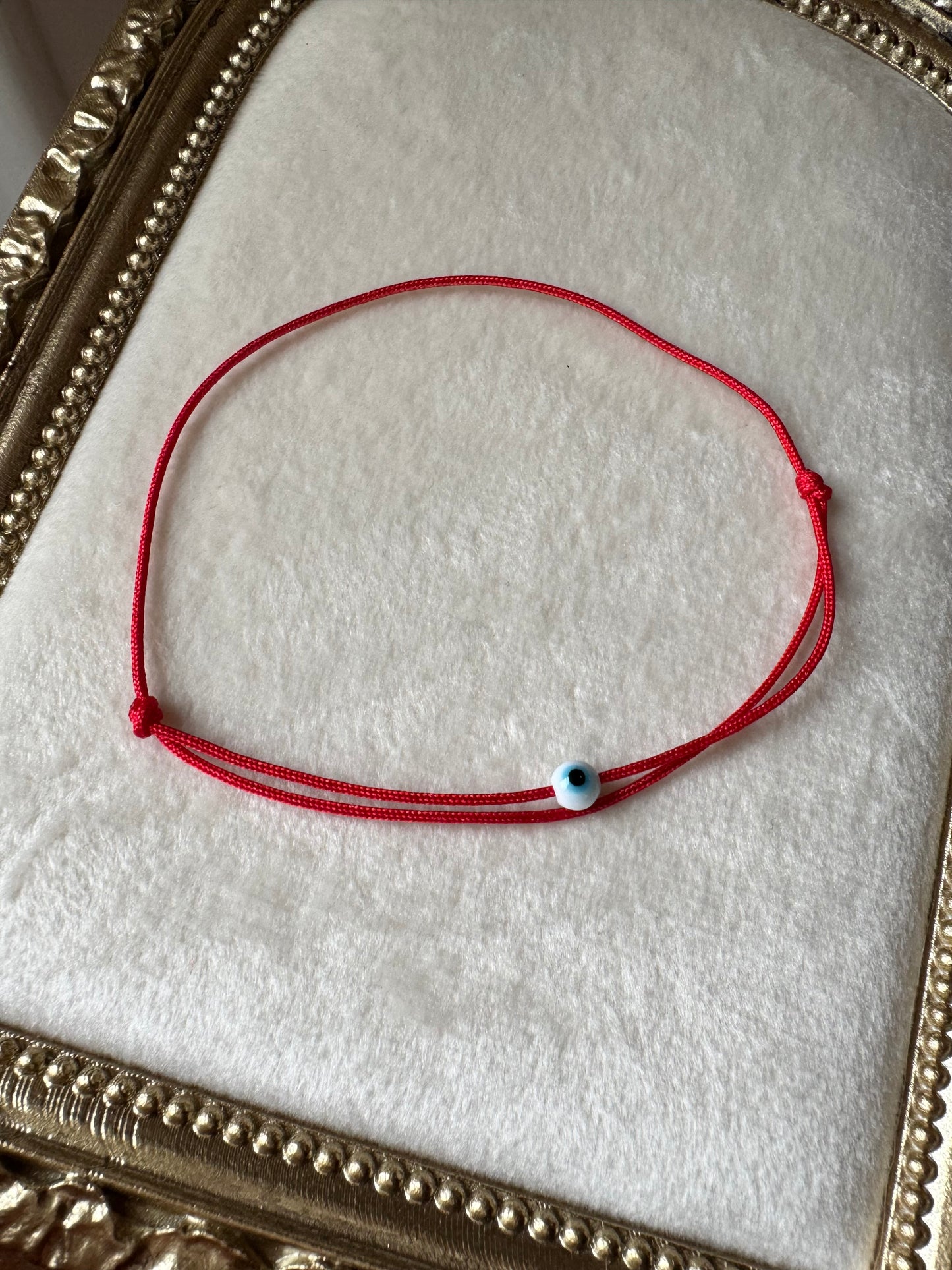 Glass eye minimal bracelet
