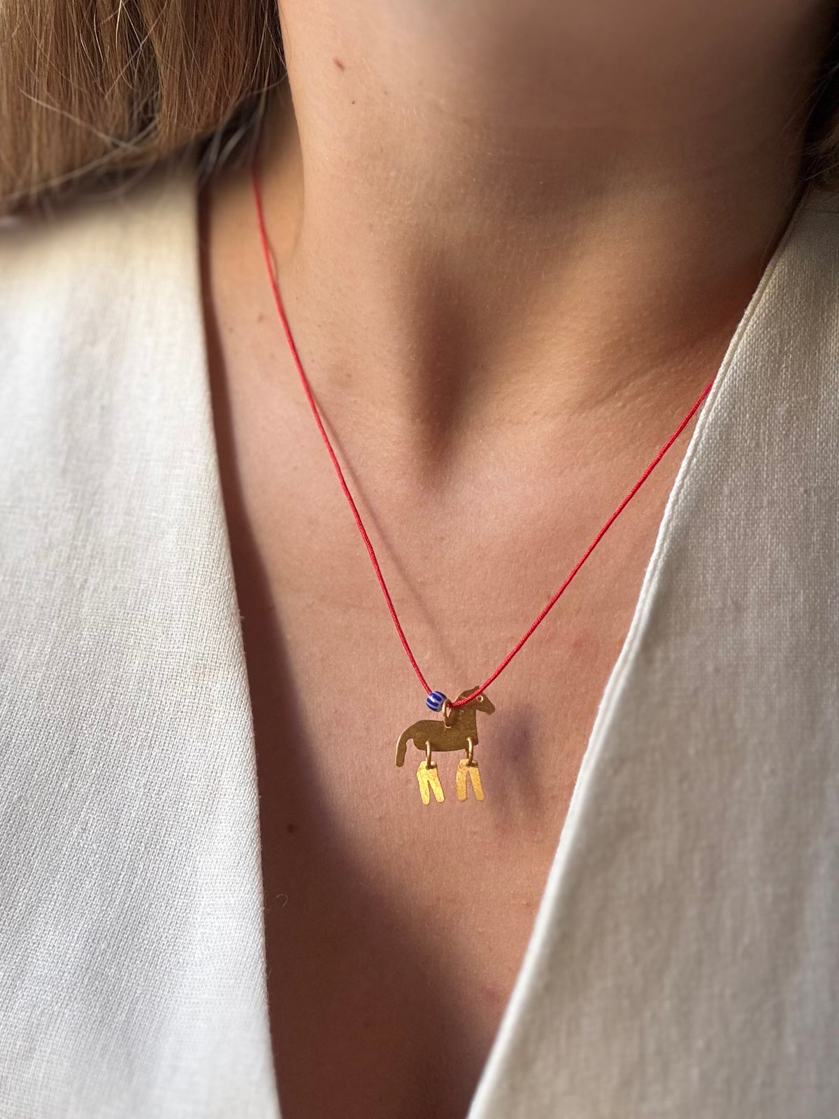 Anatolian horse necklace