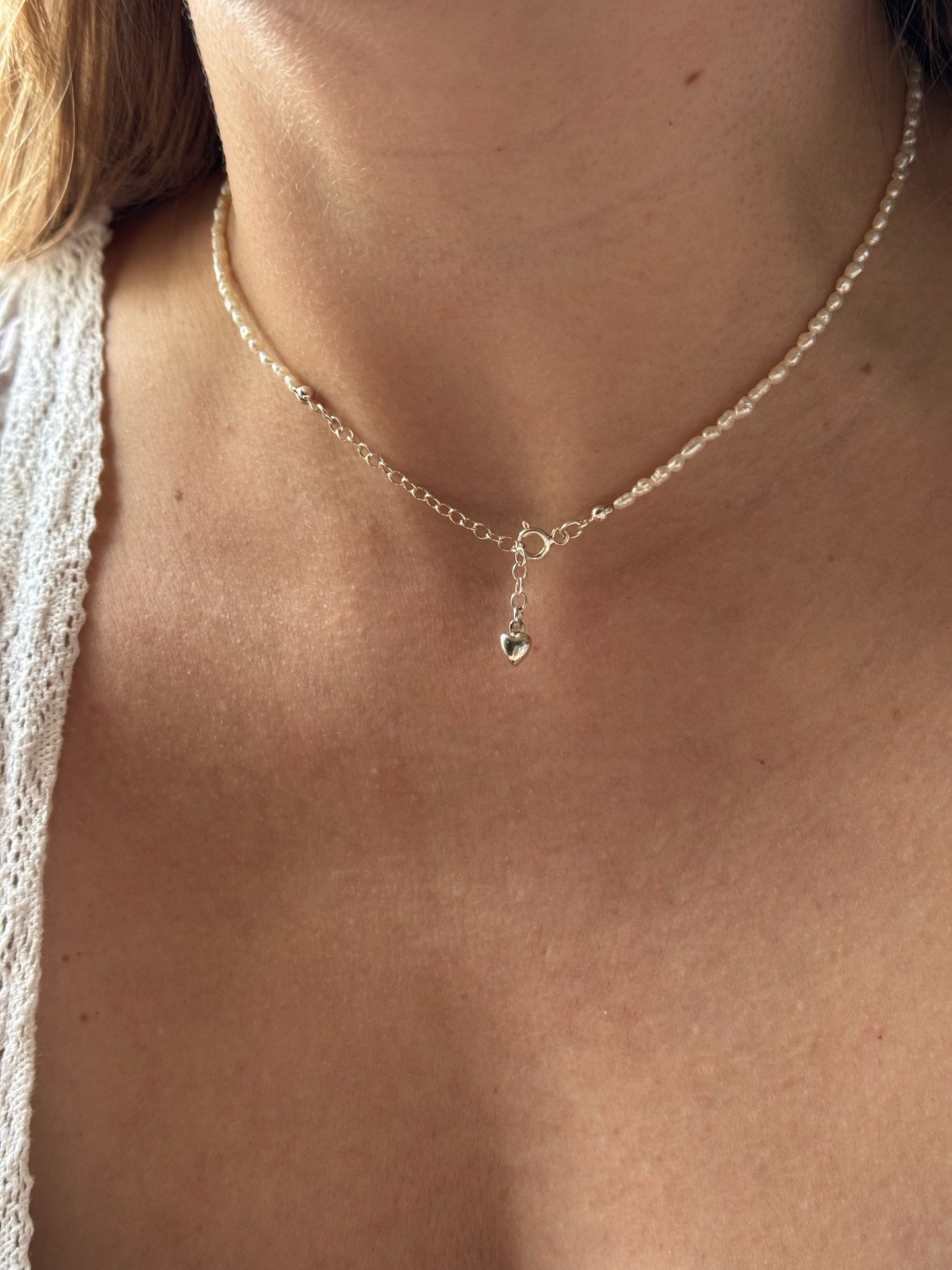Freshwater pearl choker necklace