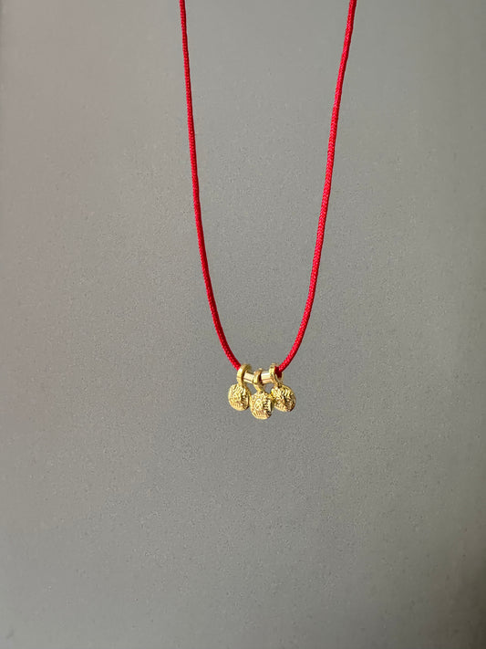 Triple Sun Protection Cord Necklace