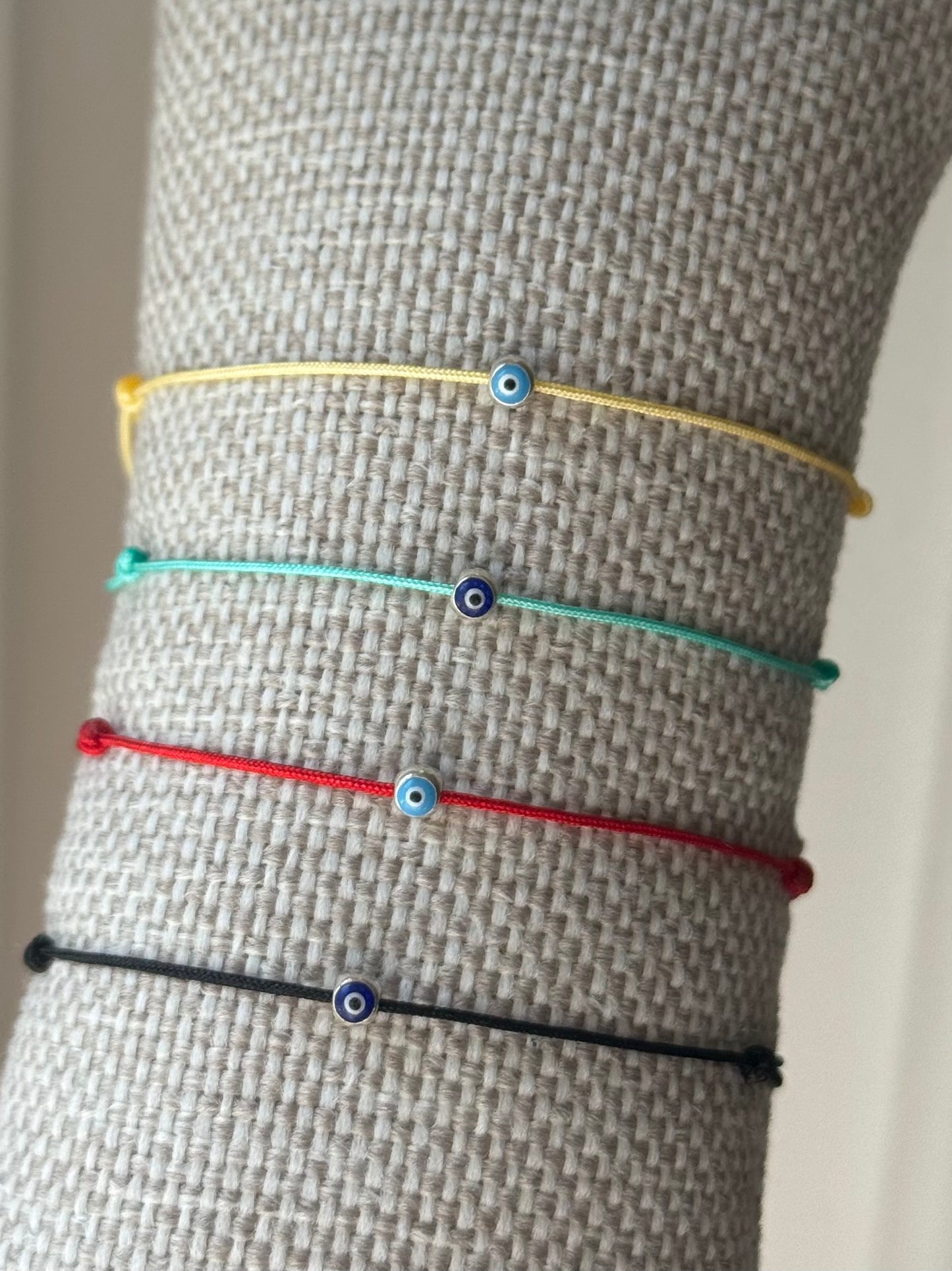 Evil eye red string bracelet