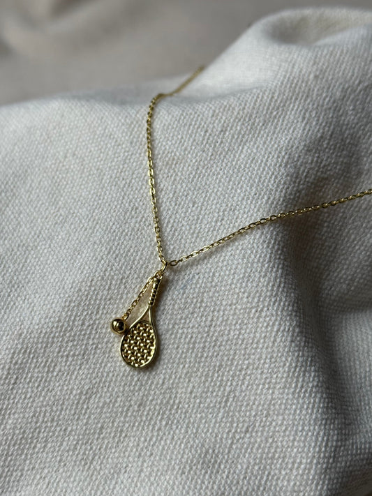 Tennis Racket Necklace