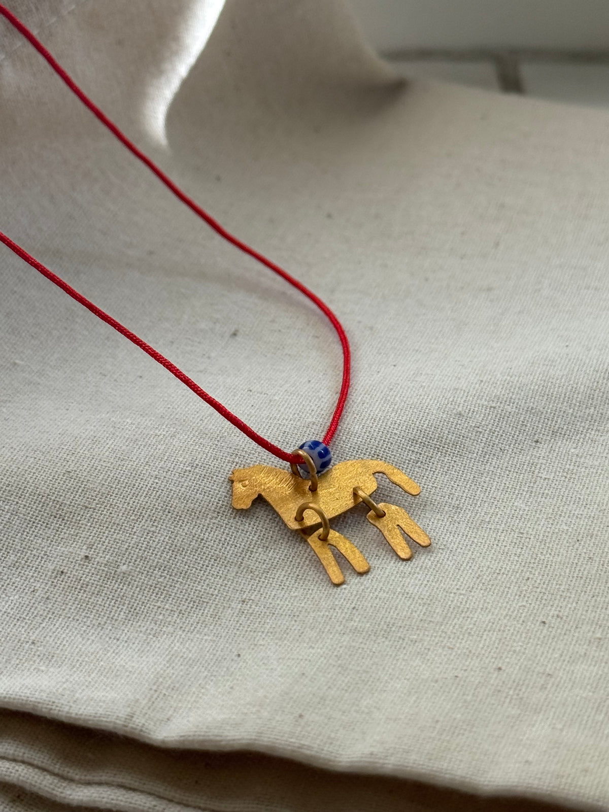 Anatolian horse necklace