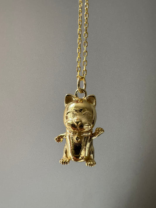 Maneki Neko Necklace