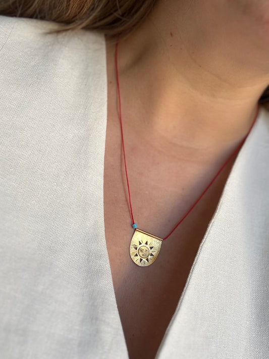 Anatolian sun necklace