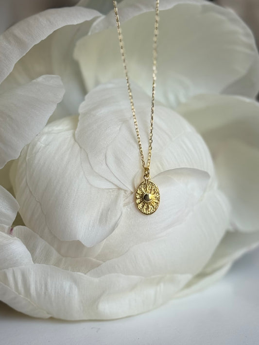 Sun Lucky Charm Necklace