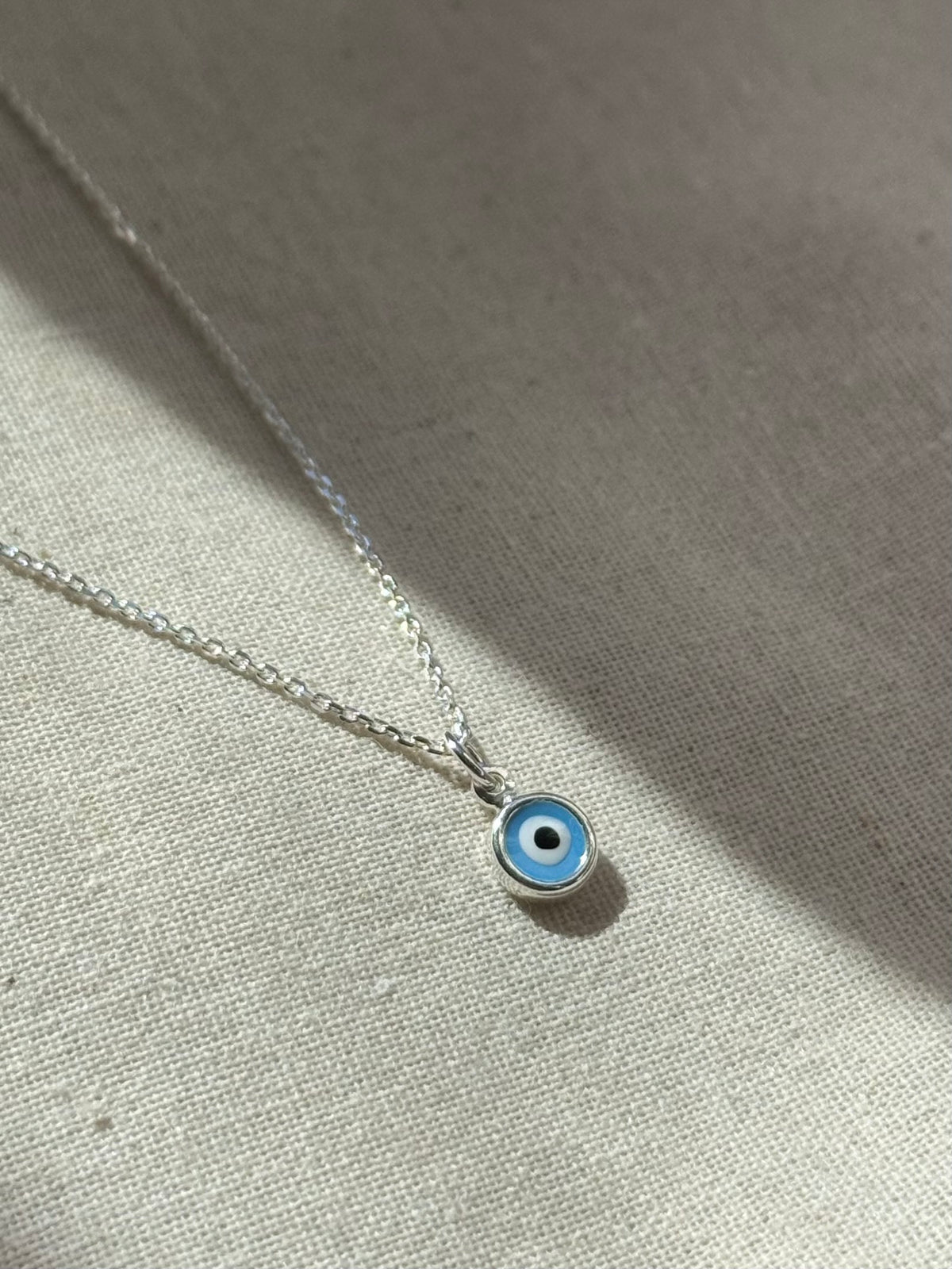 Tiny nazar necklace