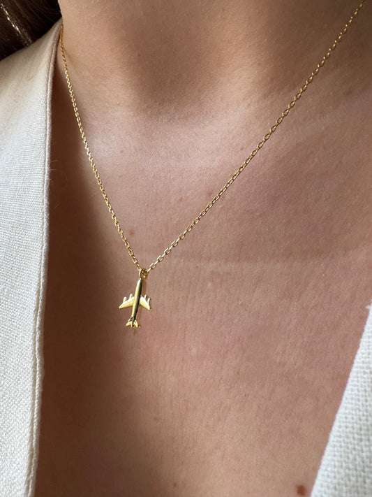 Plane Necklace