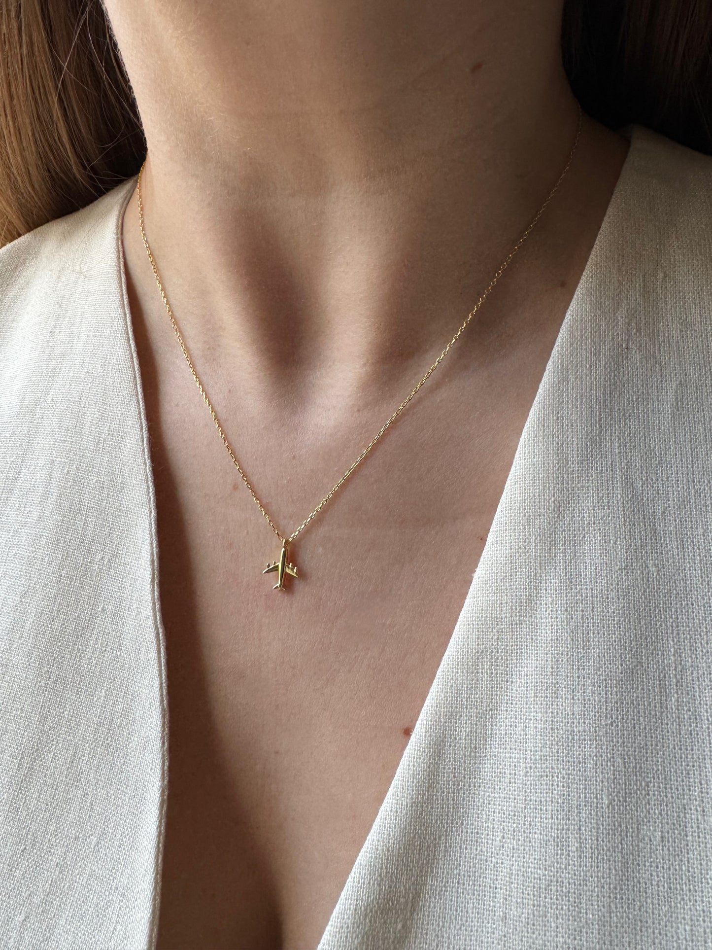 Plane Necklace