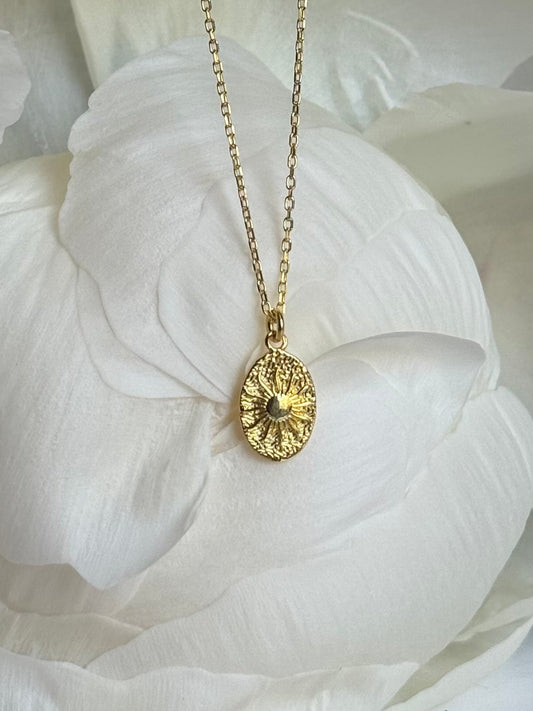 Sun Lucky Charm Necklace
