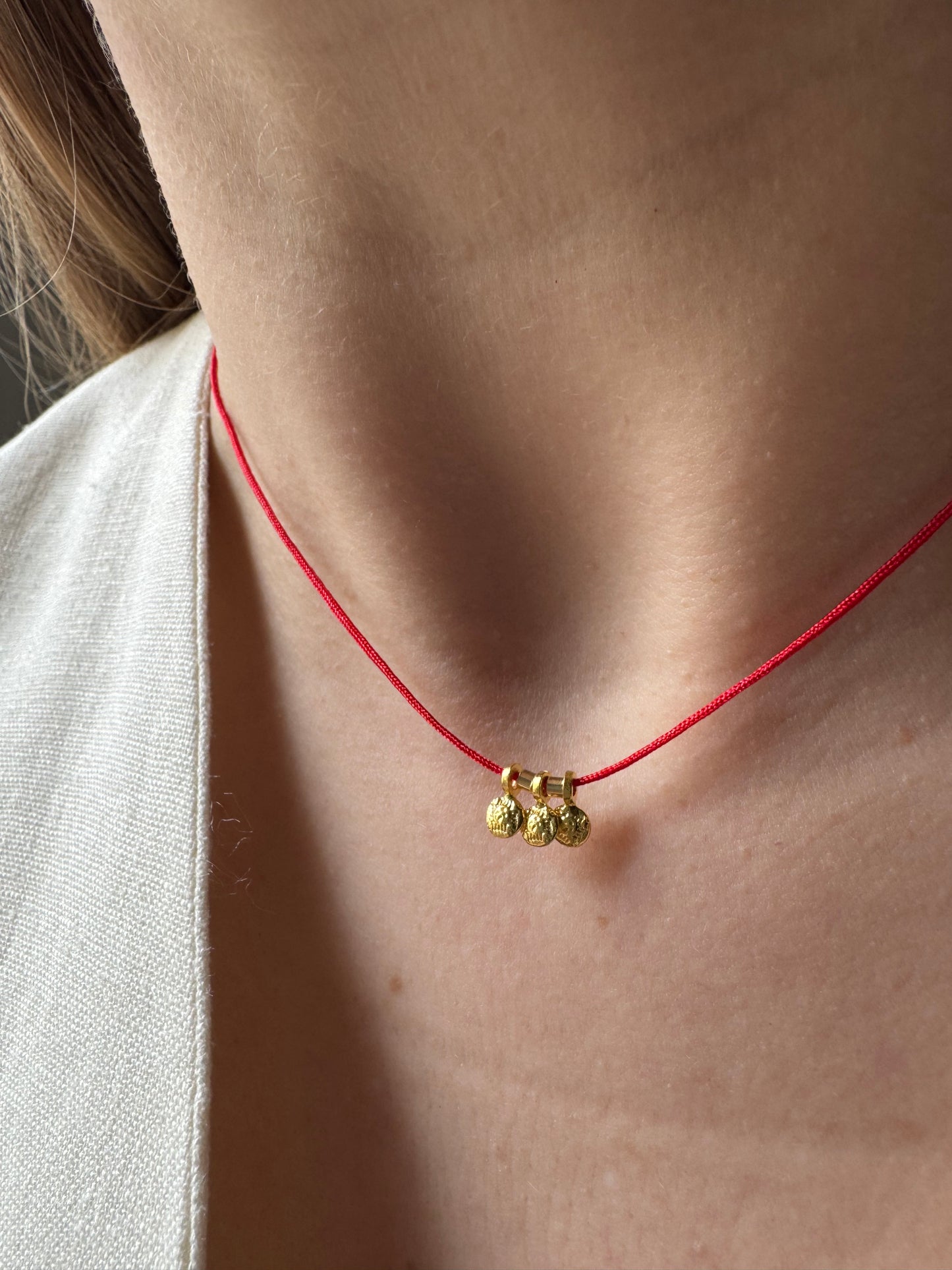 Triple Sun Protection Cord Necklace