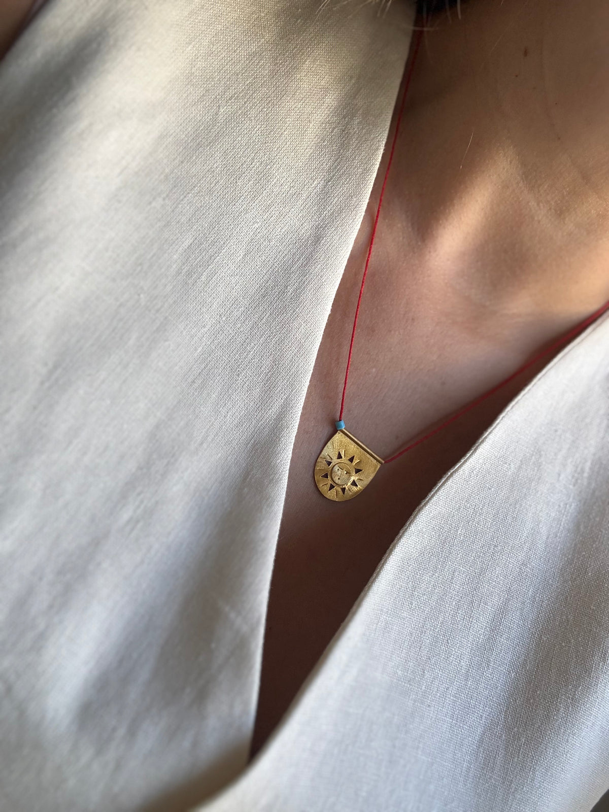 Anatolian sun necklace